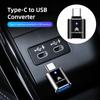 Адаптер Type-C на USB OTG Коннектор Автоаксессуары Для Citroen C3 C5 C5X C4 e-C4 X e-C3 C-Elysee Berlingo C1 C-Crosser C6 C2