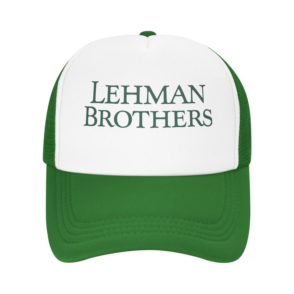 Lehman Brothers Baseball Cap Casual Men Adult Mesh Hip Hop Hats Adjustable Custom DIY Tennis Skate Baseball Caps Gift Idea