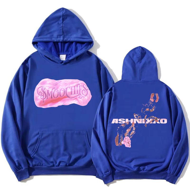 ХУДИ BUCKTOOTH SMOOCHIES С ГРАФИЧЕСКИМ ПРИНТОМ ASHNIKKO Модные толстовки с длинным рукавом и капюшоном Уличная одежда Женская одежда