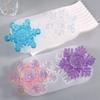 Resin Casting Mold 2-in-1 Snowflake Candle Holder Silicone Mold, Candle Holder Plaster Mold Resin Drip Glue Mirror Mold