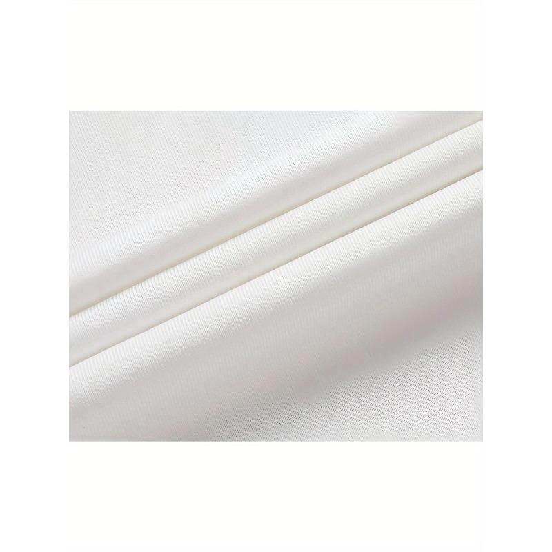 Мужская футболка европейского размера с русским шрифтом - Белая с принтом кириллицей, с коротким рукавом, с круглым вырезом, повседневная, машинная стирка