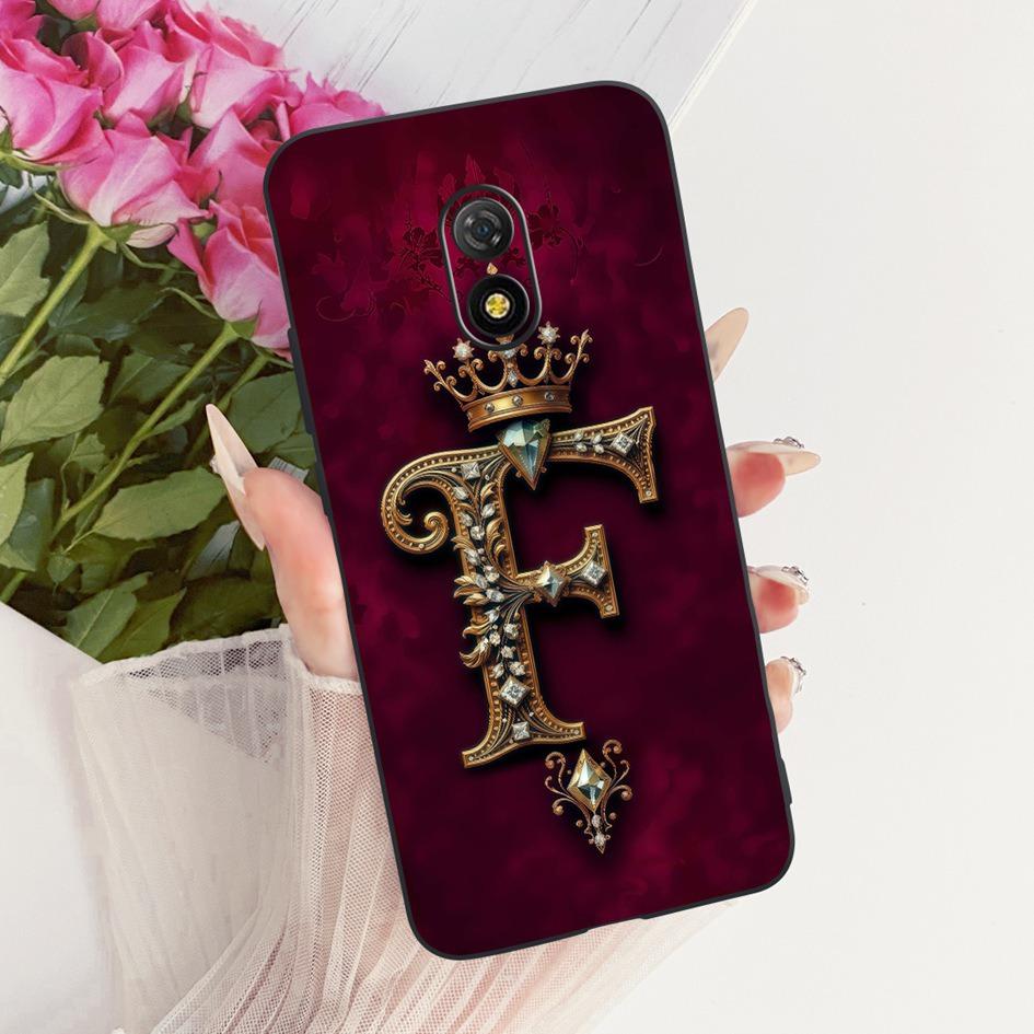 For Itel A16 Pro Case Retro A Z Initial Letters Silicone Shell Soft TPU Phone Cover For Itel A16 Plus A 16 A16Pro A16Plus Fundas
