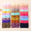 10/30pcs 6.1'' Nylon Soft Knit Bow Nylon Headband for Baby Girls Sweet Infant Toddler Elastic Head Wraps Hair Bands Headwear