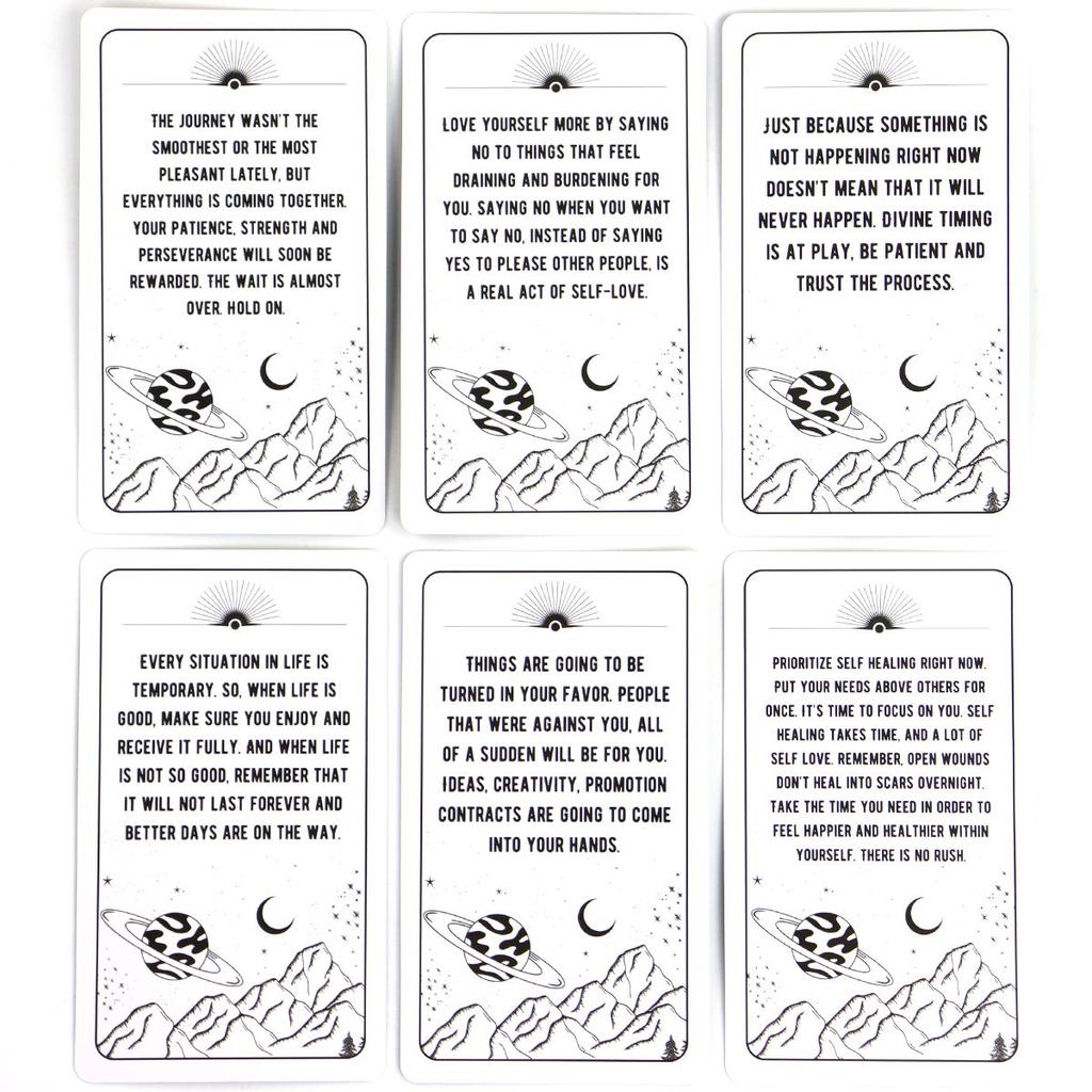 10.3*6см Оракул Послания Вселенной с Руководством от Ваших Наставников для Общих Раскладов 54 шт. Оракульные карты