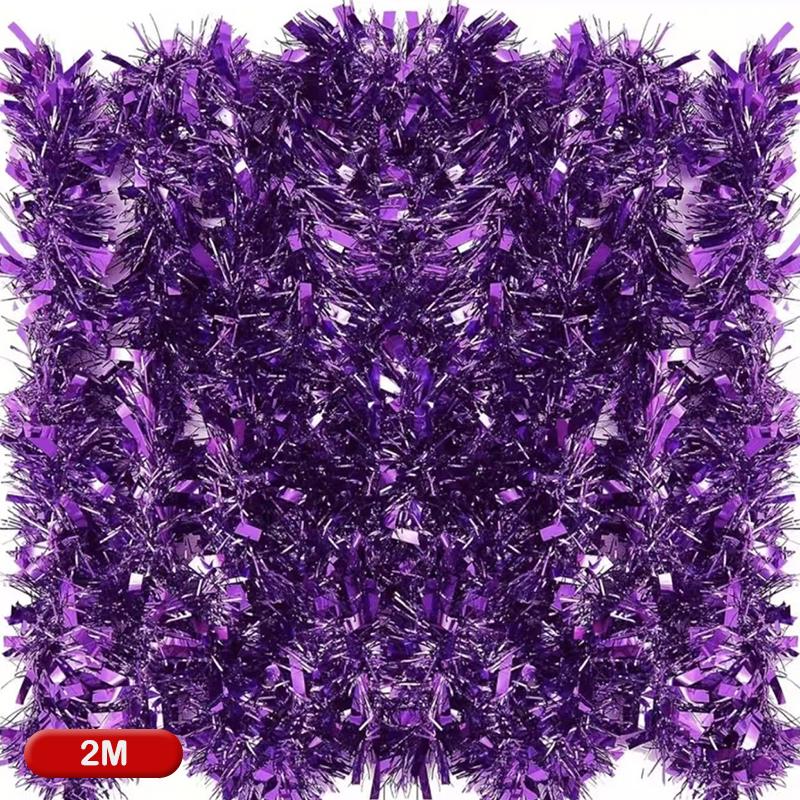 2/5/10 м Сделай сам Рождественские украшения Полоска Разноцветные полоски Венок Рождественская блестящая гирлянда Мишура Лента