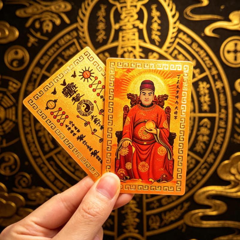 Energy Protection Tai Sui 2027 Gold Card Perfect for Feng Shui Practices