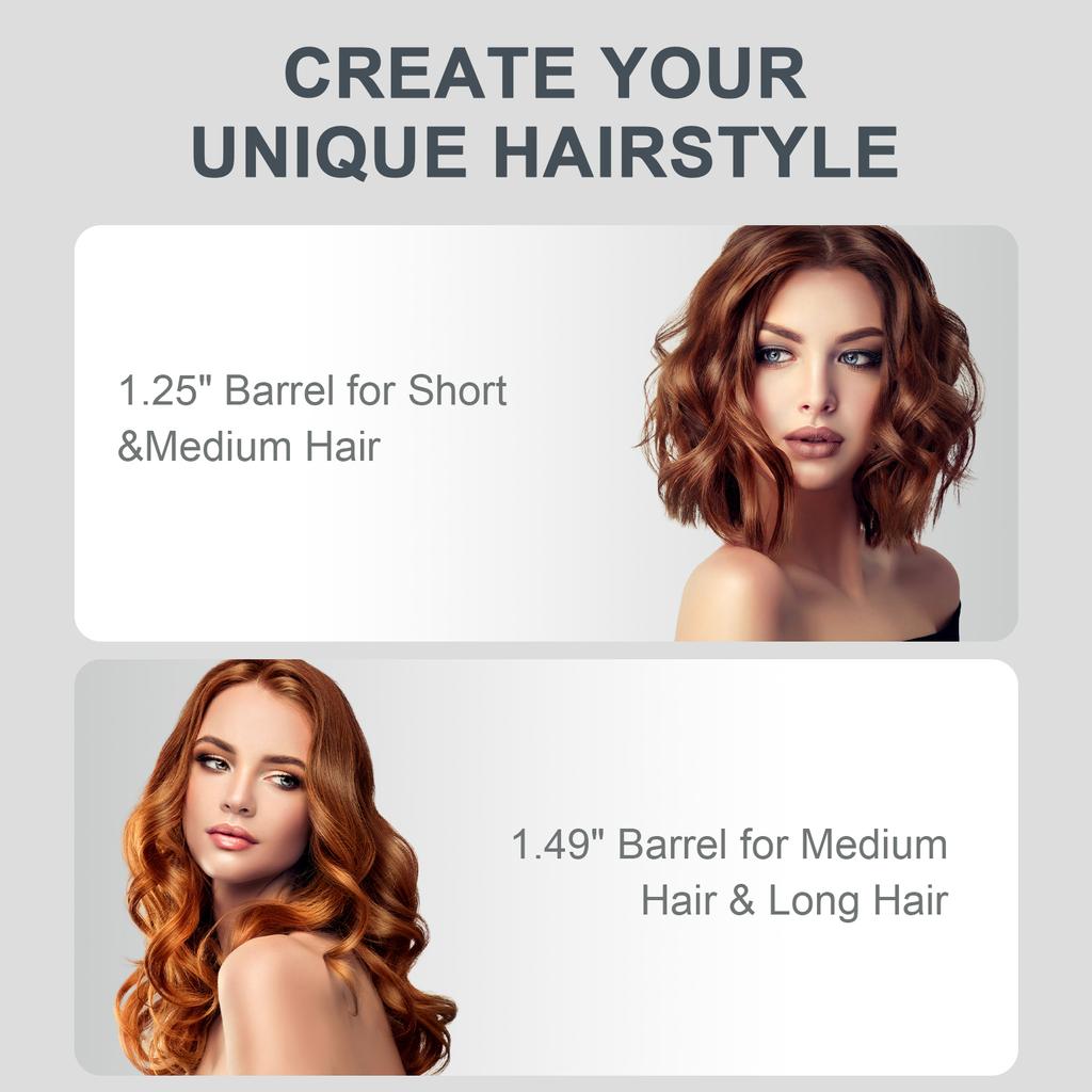 Набор щеток для укладки горячим воздухом и контроля завивания с 3 съемными щетками для завивки