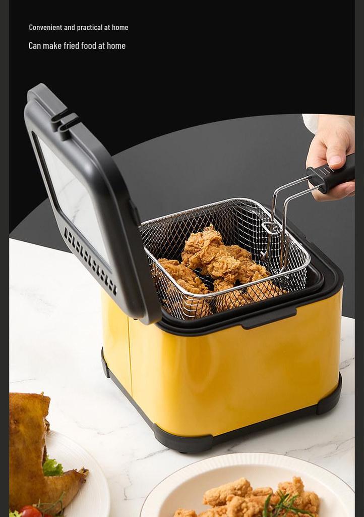 Электрическая фритюрница CookerBene Tempura с контролем температуры, экономящим масло