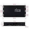Black Metal Case with Fan for Raspberry Pi CM5 IO Expansion Board, 1 Set