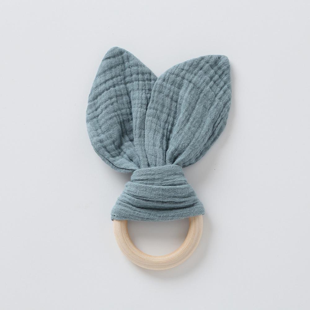 Мягкая детская деревянная игрушка для захвата рукой, натуральная деревянная игрушка для жевания и успокоения, прорезыватель для новорожденных, сон