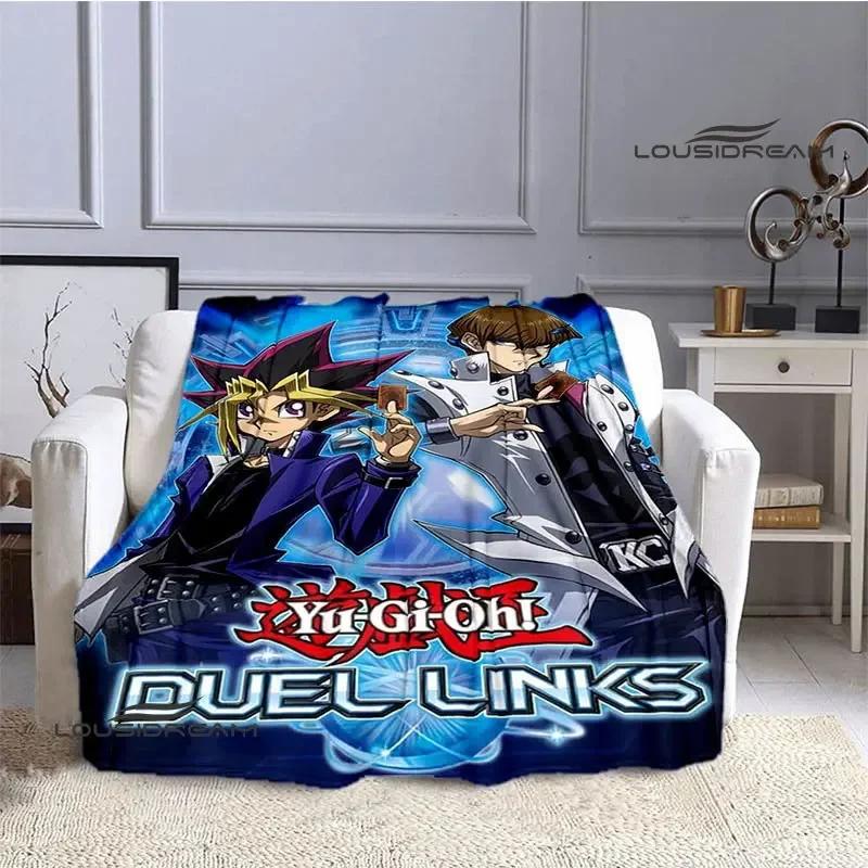 Классическое аниме YU GI OH! Плед с принтом Пикниковый плед Теплые фланелевые пледы Домашние постельные принадлежности пледы для кроватей Подарок на день рождения