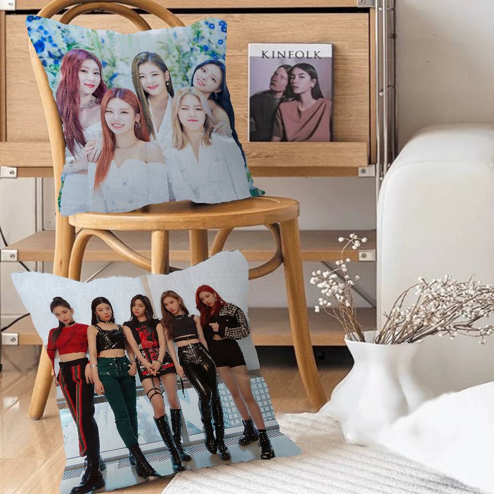 KPOP Группа-I-ITZYS Наволочка Подушка Чехол Наволочка Гостиная Диван Домашний Декор На Заказ
