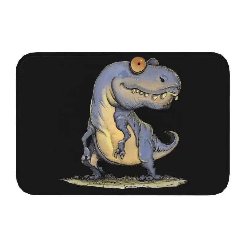 Забавный Оффлайн Без Интернета Динозавр Коврик для Двери Противоскользящий Вход Кухня Ванная Комната Пол Дверной Коврик Дино Гик Гараж Ковер