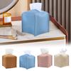 Decorative Facial Tissue Cube Paper Organizer Waterproof Foldable Design