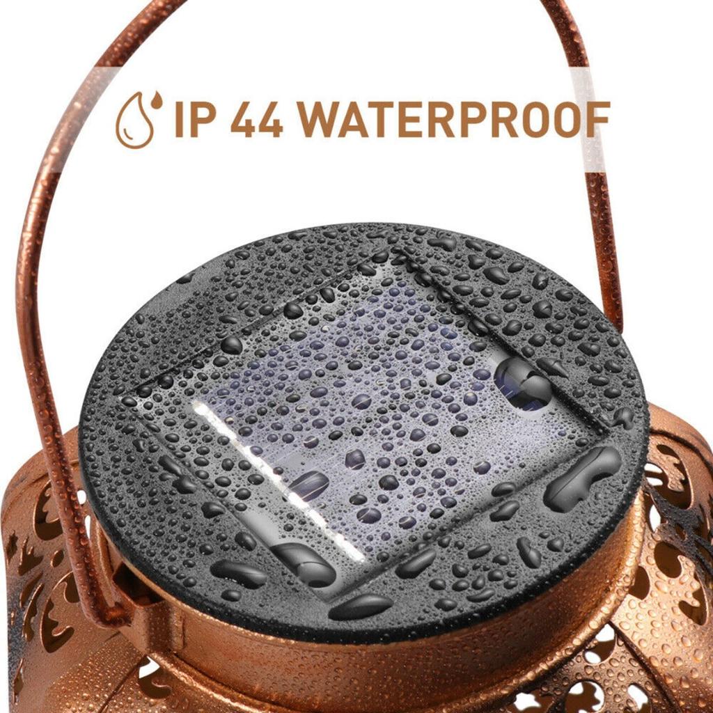 Светодиодный солнечный свет, свеча-фонарь, водонепроницаемый открытый сад, патио, дерево, подвесной светильник