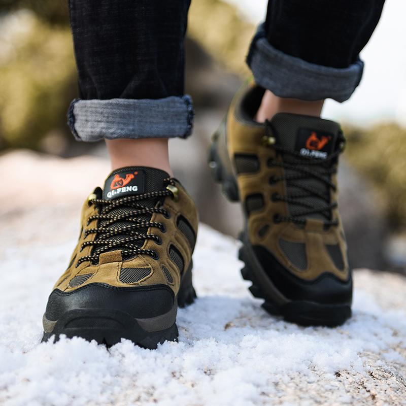 Зимние меховые теплые мужские походные ботинки износостойкие охотничьи тактические кроссовки женские треккинговые горные ботинки унисекс 36-48