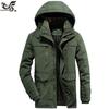 Зимняя парка для мужчин среднего возраста, толстое теплое пальто, куртка, верхняя одежда, ветровка, повседневная съемная размер 6xl 