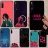 Чехол для телефона Squid Game для Xiaomi Mi 8 Lite 9 SE 10 10T Pro Mi 11 для серии Mi, черный силиконовый мягкий чехол