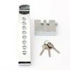 Steel Forging Clutch Brake Pedal Lock 8 Holes Anti-theft Devices Accessories Set