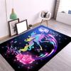3d Unicorn Pattern Floor Mat Home Antifouling Rectangular Carpet Wedding Kitchen Living Room Dining Table Coffee Table Mat