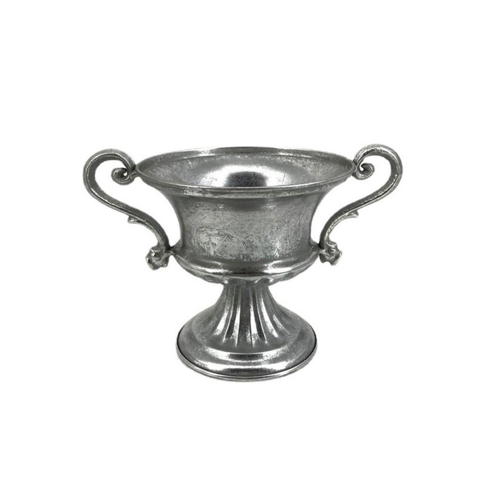 Classical European Flowerpot Silver Flower Planter New Iron Flower Vase Table Decor
