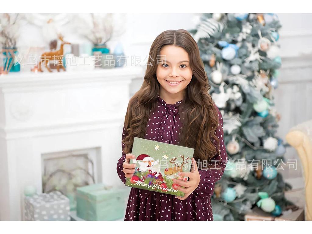 Набор для творчества «Адвент-календарь с креативными украшениями своими руками» - 24 коробки-сюрприза для обратного отсчета до Рождества