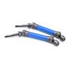 CVD Steel Rear Drive Shaft Assembly for Traxxas Slash Rustler Vxl 4x4 4wd 1/10 RC CarBlue