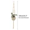 Macrame Hanging Baskets Woven Cotton Handmade Flower Basket Wall Plant Hanger Pot Indoor Bonsai Balcony Knotted Lifting Rope