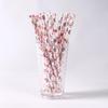 Biodegradable Flamingo Print Disposable Paper Straws - Individually Packaged for Milk Tea