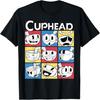 Футболка Cuphead «Девять квадратов разных эмоций»