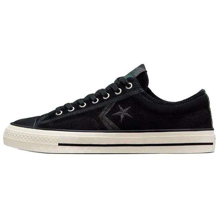 Liverpool F.C. X Converse Star Player 76 Low Youll Never Walk Alone Unisex Sneakers Black Egret Rainforest-Green A09700C