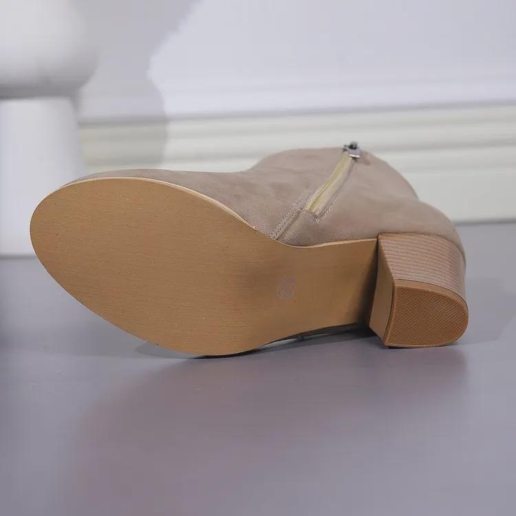 Женские остроносые сапоги на высоком каблуке в корейском стиле: Коллекция осень/зима 2024