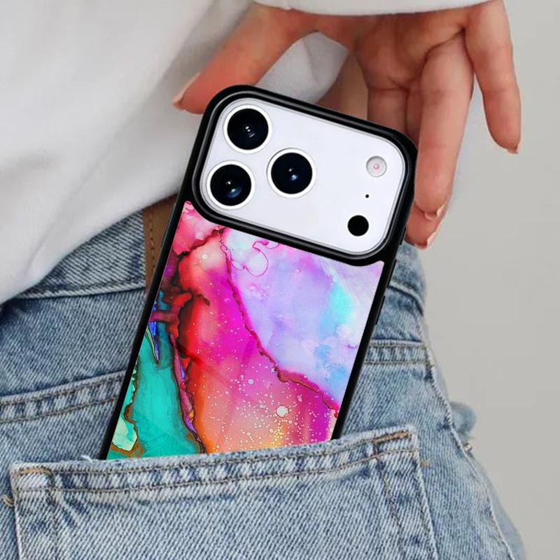 Чехол для телефона Акварельная живопись Арт для iPhone 17ProMax 12 13 14 15 16e 17 Pro Max Plus Air Cover