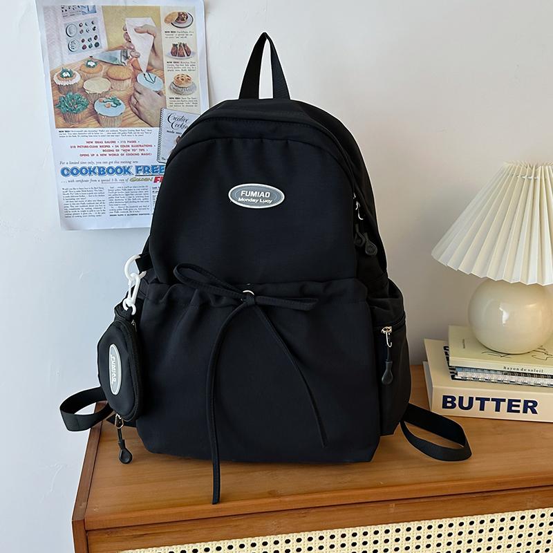 Студенческий школьный женский рюкзак с цветными блоками, рюкзак большой емкости