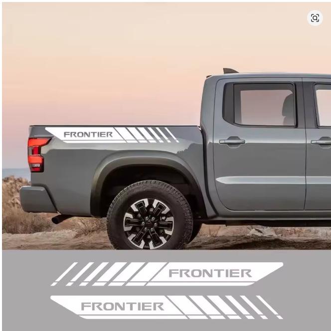 Наклейки на боковые части заднего багажника Nissan Frontier NP300 - Графическое оформление автомобиля