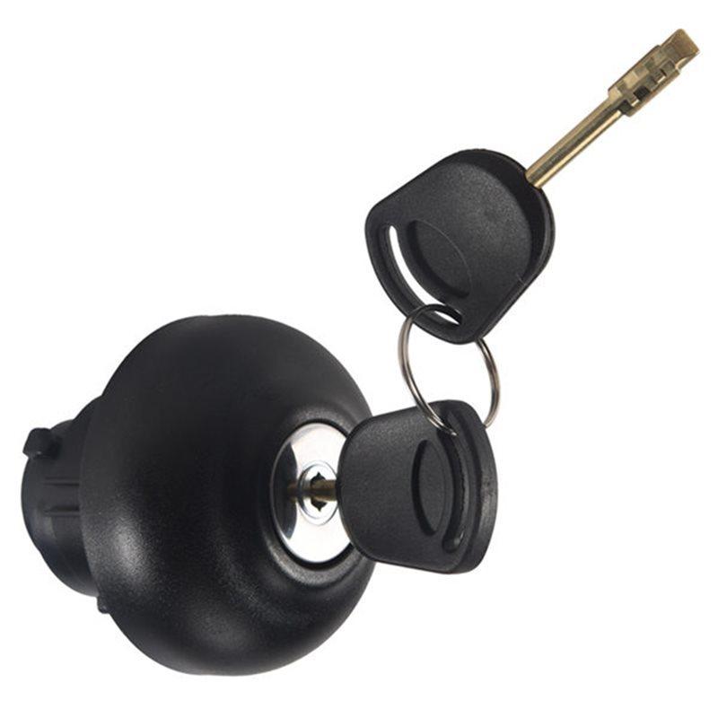 2Set Car Fuel Tank Cap Filler Cap Inner Cap Lock With Keys 9C119K163AA For Ford Transit 2006-