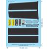 HQ Holden Monaro Car Decals - Straight & Tapered 1/18, 1/24, 1/25, 1/64