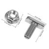 10 Sets Stainless Steel T Slot Flange Bolts M8 Thread Sliding Screws Hydrofoil Tracks Mounting Aluminum Profile Robust Precision