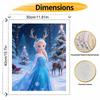 Disney Frozen snow queen oil painting hand painting art kit coloring painting handmade diy home decoration gift