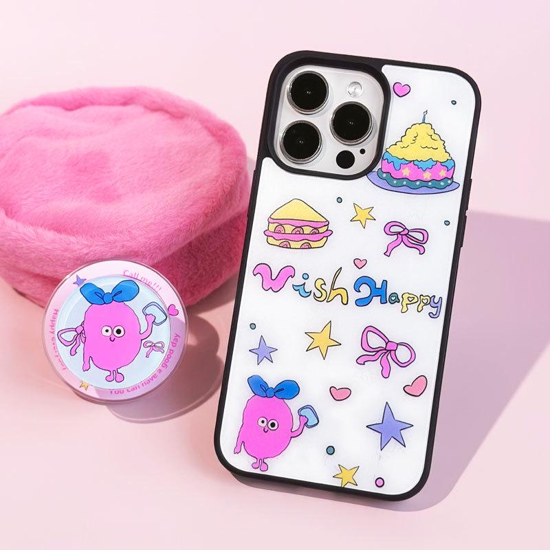 Zhitai Frosted Black Magnetic Case for iPhone 16 Pro Max, Compatible with Apple 13-15 Models, with Bracket Function.