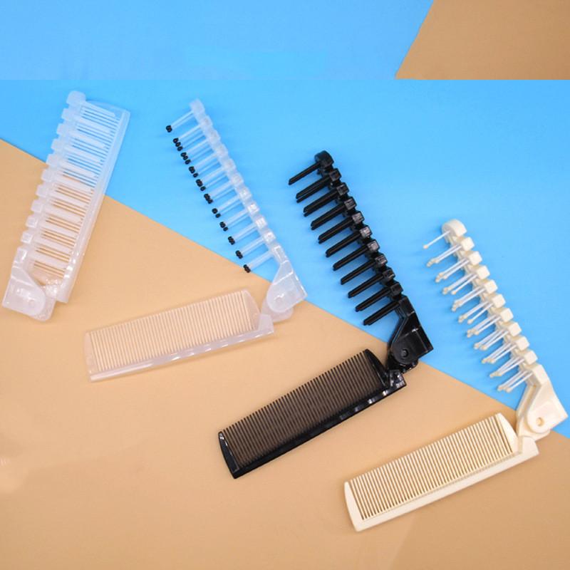 2 In 1 Portable Folding Hair Comb Head Massage Hair Comb Anti Static Hairdressing Tools for Women Professional Hair Styling Tool