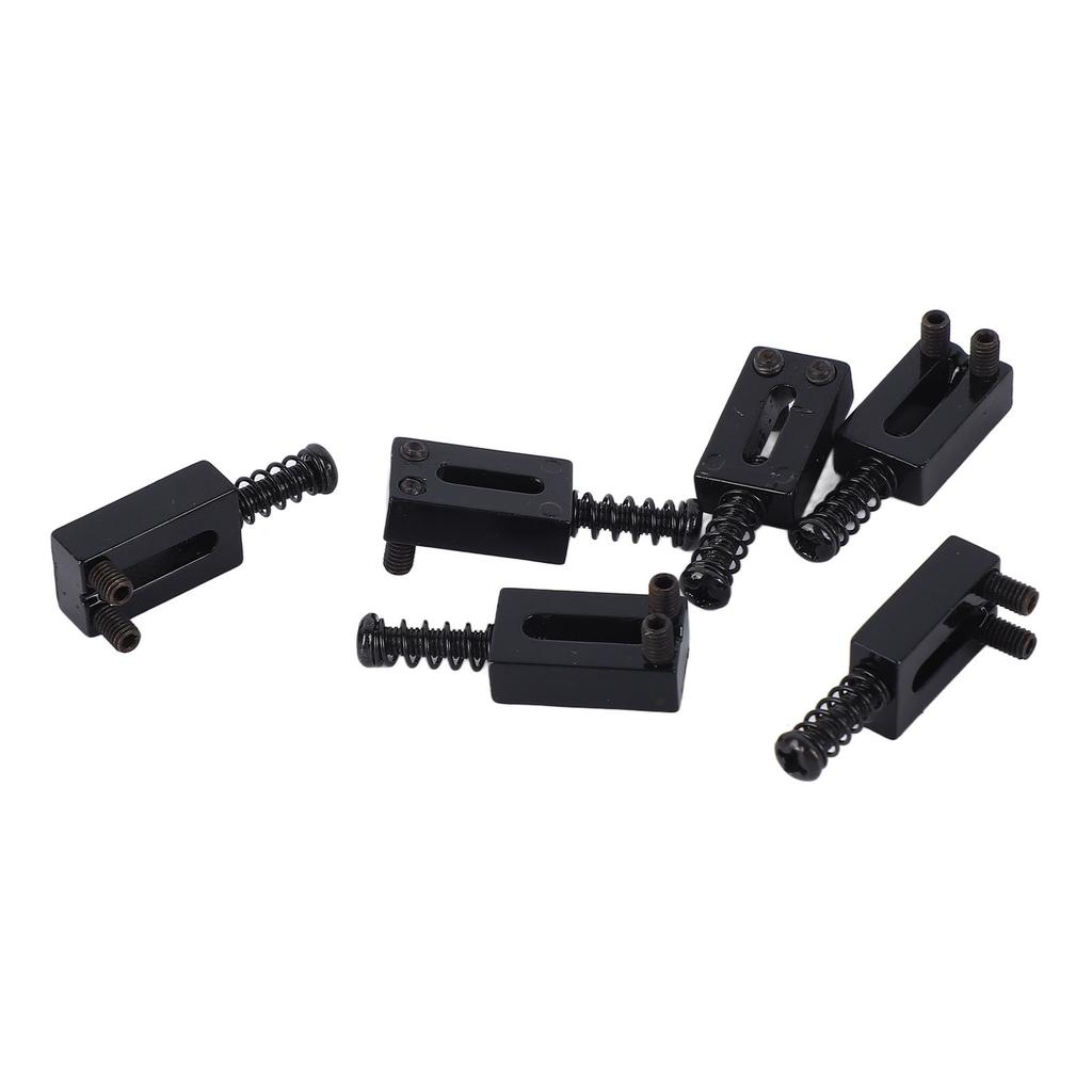 6 шт. Седла для бриджа электрогитары стандартные из цинкового сплава гитарные тремоло бридж роликовые седла для