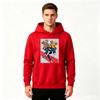 Men's Printed Hoodie Casual Long Sleeve Pullover Anime Character Graphic Sweatshirt for Daily Wear