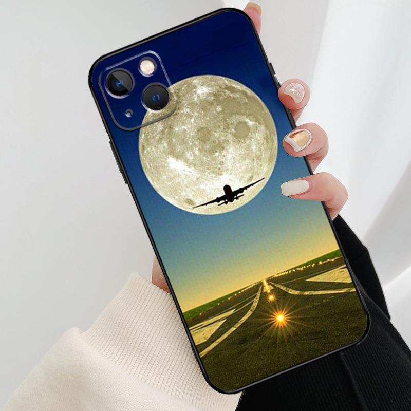 Чехол для телефона "Самолет, летящий в закат" для iPhone 17 Pro Max 15 14 13 11 12 16 Pro Max mini 15 16 Plus 16e 17 Air