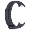 ZhiDai Металлический зернистый силиконовый браслет для Xiaomi Mi Band 8/9 - Модный сменный смарт-браслет для мужчин и женщин.