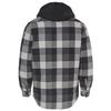 Burnside Mens Flannel Sherpa Lined Hoodie