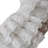 Luxurious Chiffon Edge Lace Soft Tulle Lace Fabric Trim Ribbon Embroidery Collar Ribbon  Cuffs