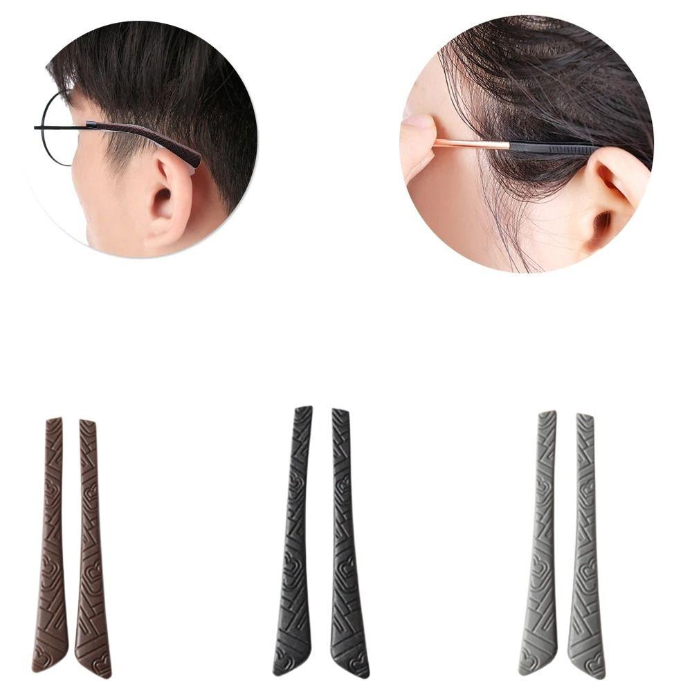 Eyewear Retainer Holders Silicone Glasses Anti-slip Sleeves Silicone Anti Slip Ear Hook  Men Women