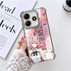 Zero Two 02 Кавайный Милый Покрытие Чехол Для Телефона Для Xiaomi Redmi Note 14 15 Pro Plus 13 12 11 11S 11T 10 9S 9 5G Противоударный Подушка Безопасности Co