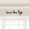 LOVE YOU BYE" Metal Sign - Home Wall Decor. Express Love and Warmth for Family & Lovers.Entryway. Valentine Decoration.